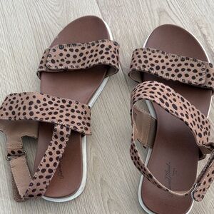 Universal Thread Brown Spotted Sandals